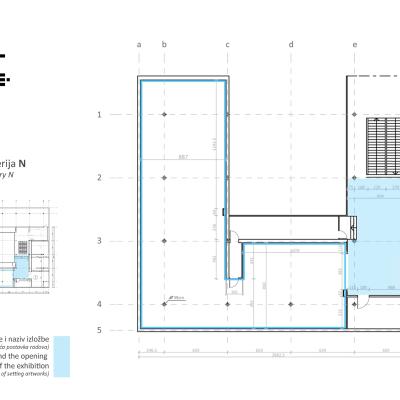 Muzej savremene umetnosti Vojvodine N Tlocrt