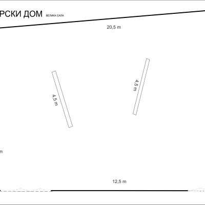 Oficirski dom Tlocrt